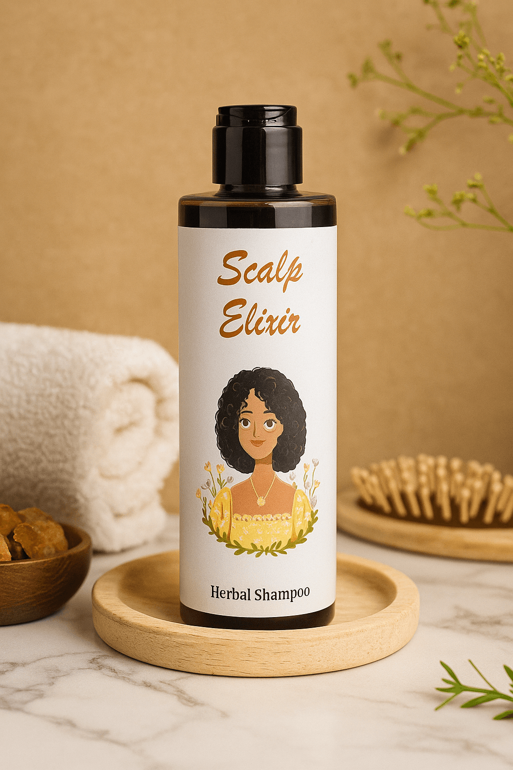 Herbal Hair Shampoo - Scalp Elixir — Epicurean Blends Herbal Wellness