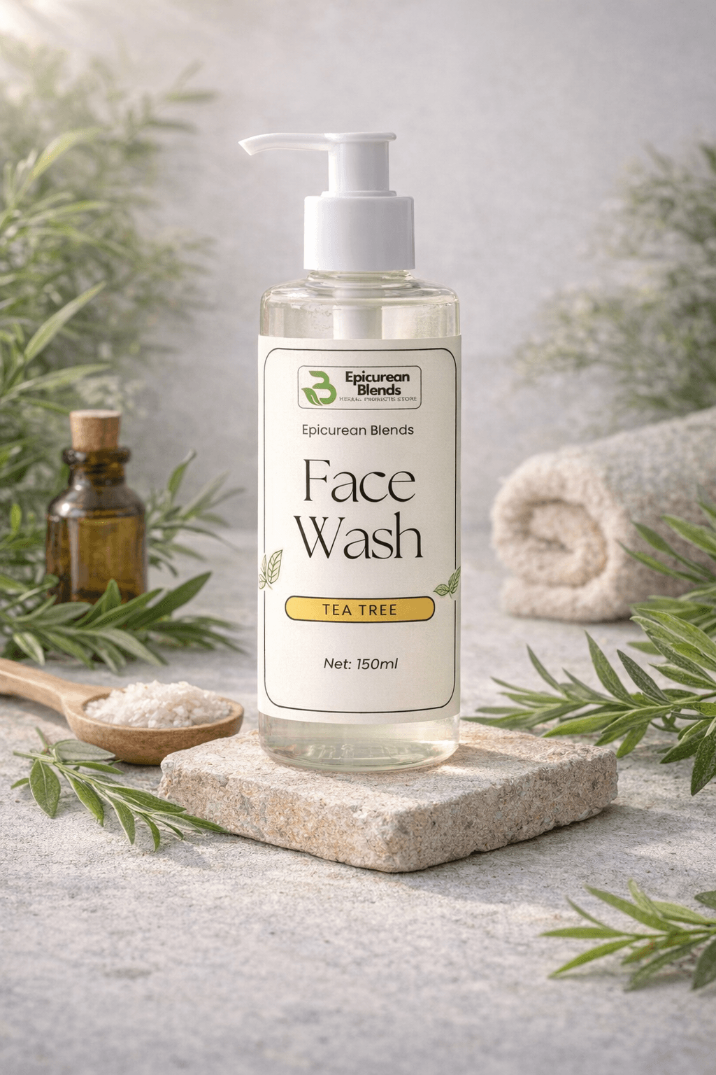 Herbal Face Wash - Tea Tree Acne — Epicurean Blends Herbal Wellness